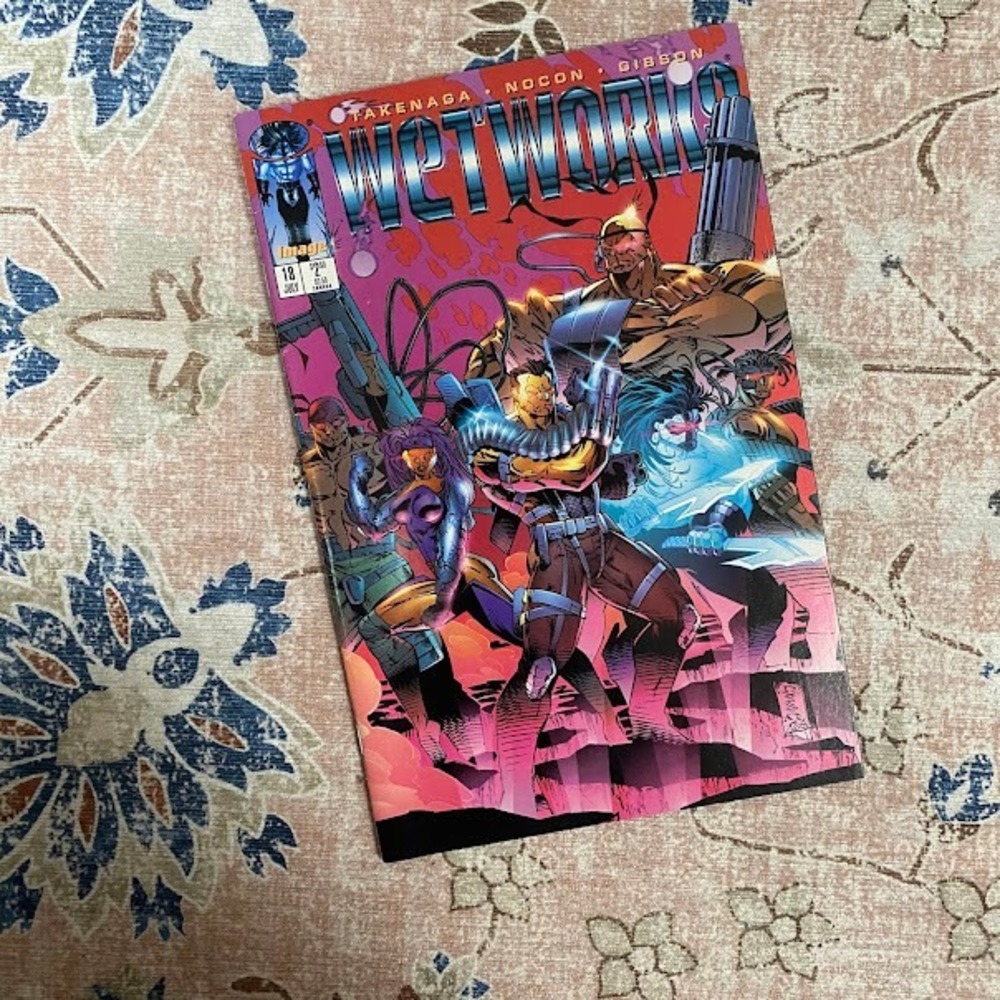 Wetworks Comic Book 18 Image Comics July 1996 Takanaga‎ Nocon Gibson
